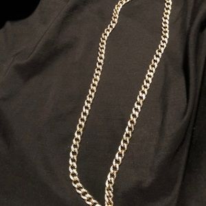 Gold linked chain